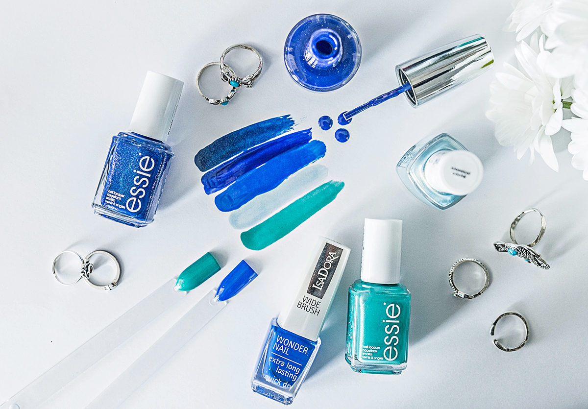 Aqua & Blue Nail Polishes Summer 2016