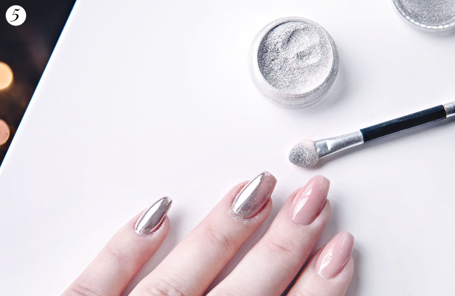 Chrome Nails Tutorial - DIY: Chromenaglar med Lackryl