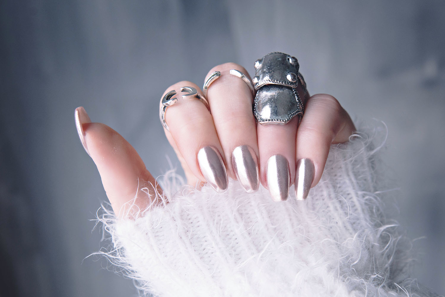 Chrome Nails Tutorial - DIY: Chromenaglar med Lackryl