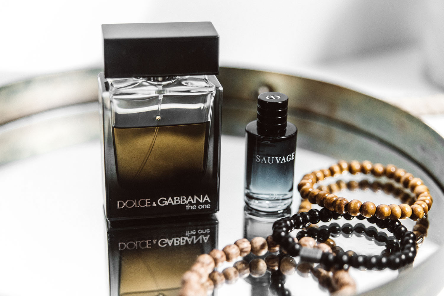 Fragrance for men: Dolce & Gabbana the One & Dior Sauvage