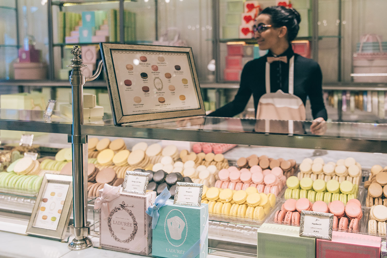 Macarons at Ladurée in Paris