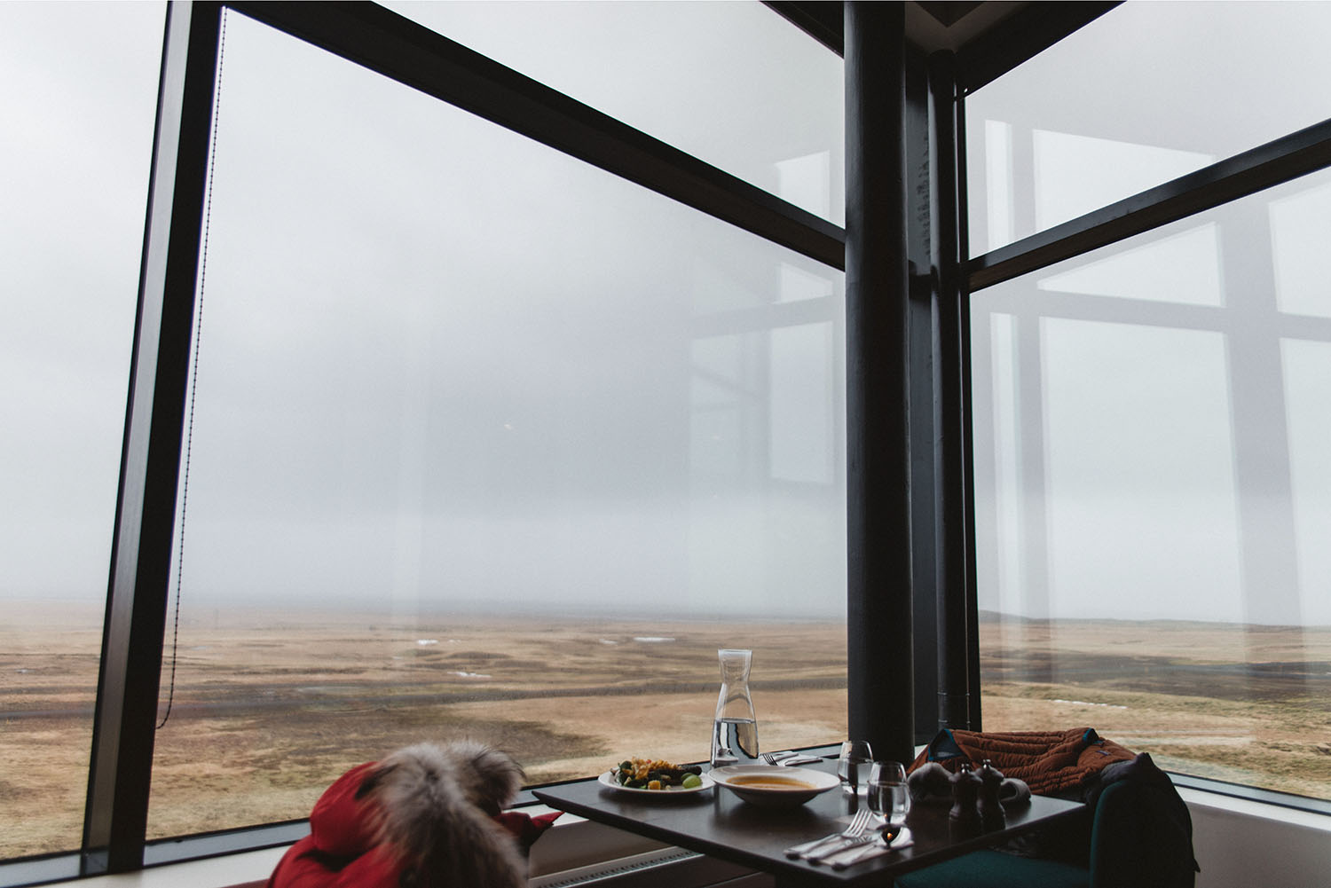 Lunch in Fosshotel Glacier Lagoon, Hnappavellir