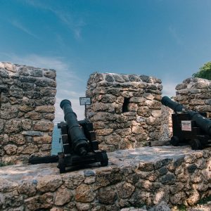 Old cannon - at the Castle of Alanya, Turkey