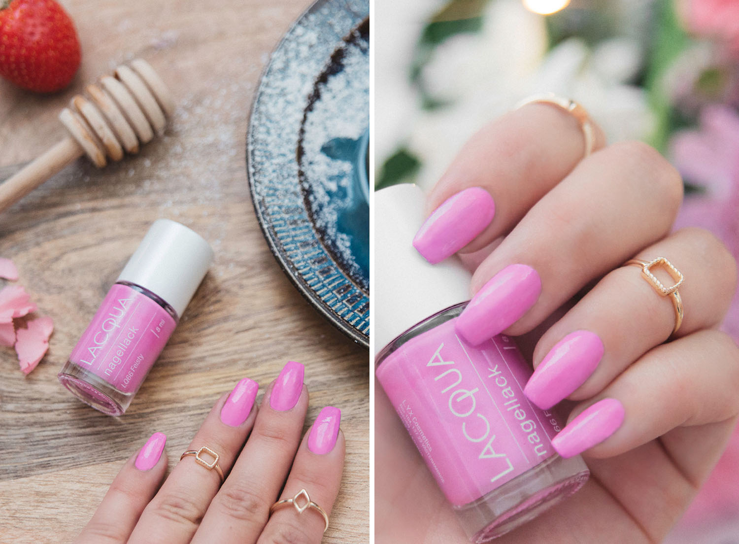 L.Y.X Cosmetics Lacqua Fiesty - Pink Nails