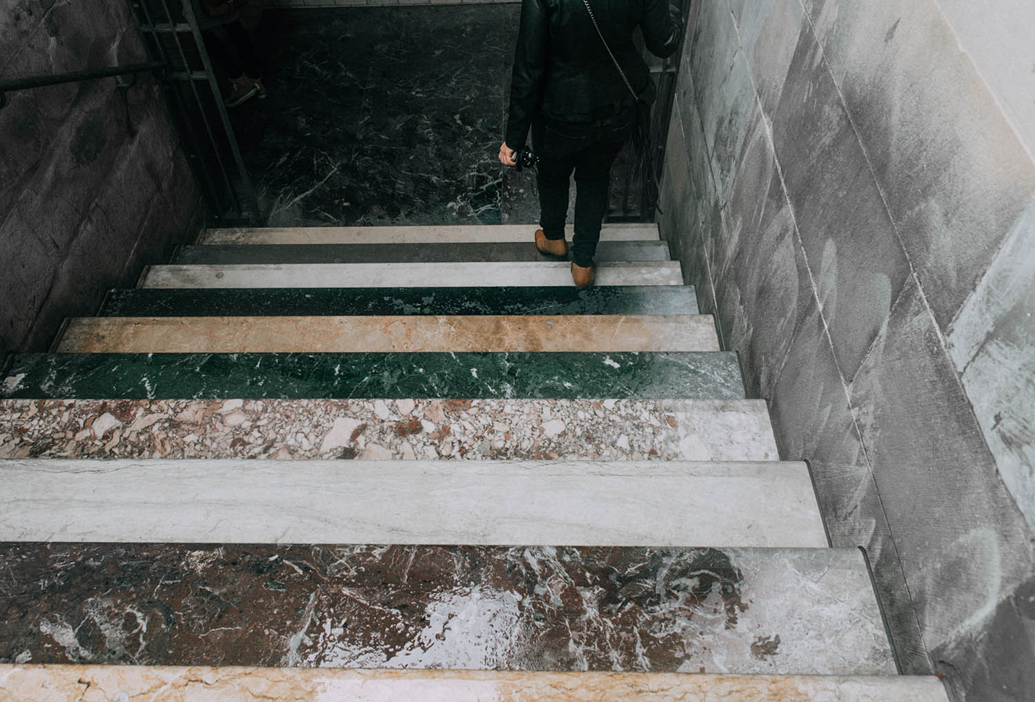 Scotsman's Step - 104 stairs with marble from all over the world.