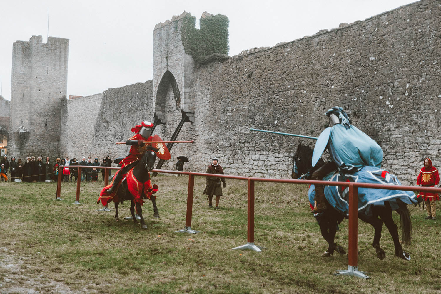 Knights tournament in Visby