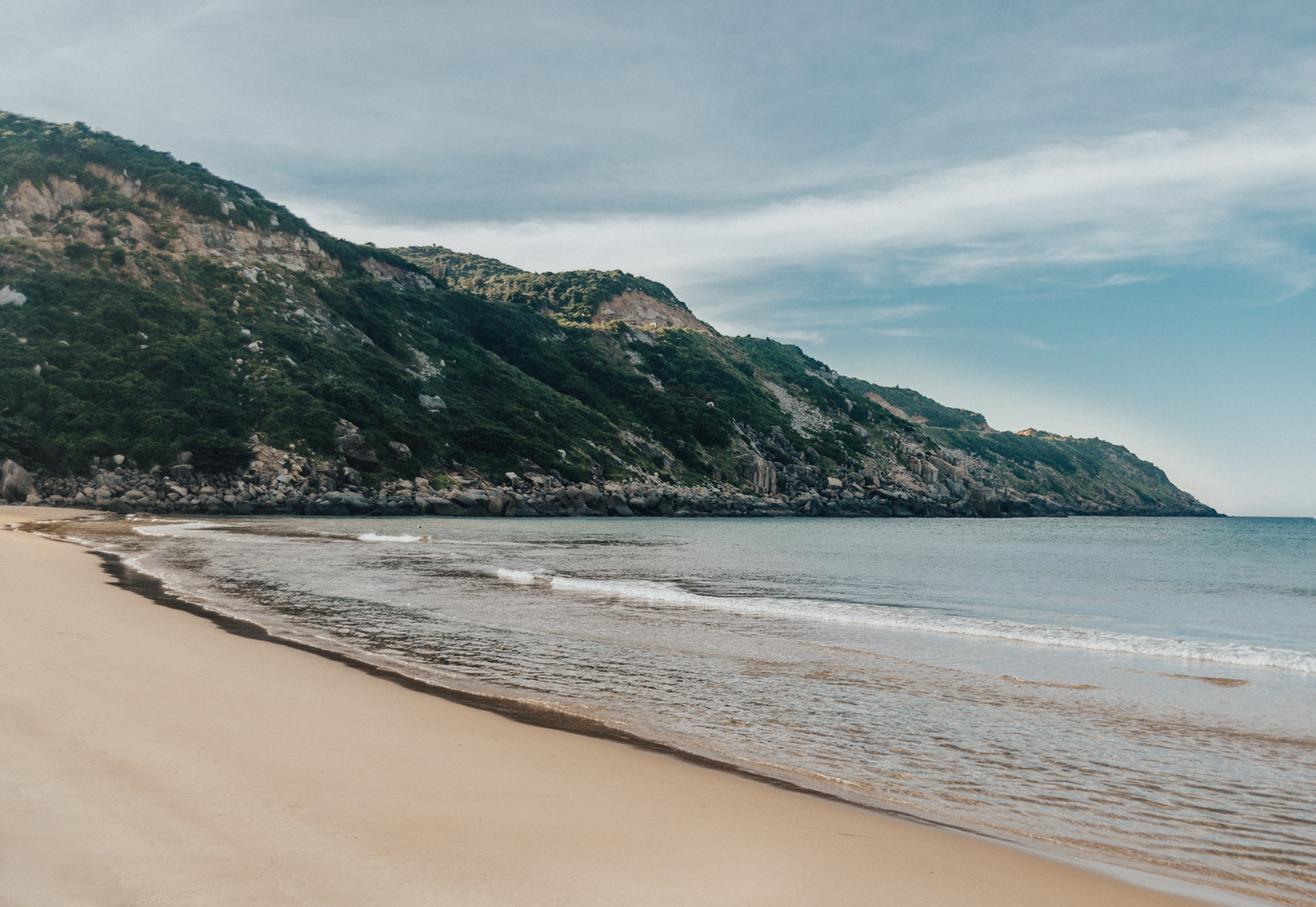 Beautiful Bai-Mon Beach in Phu Yen, Vietnam