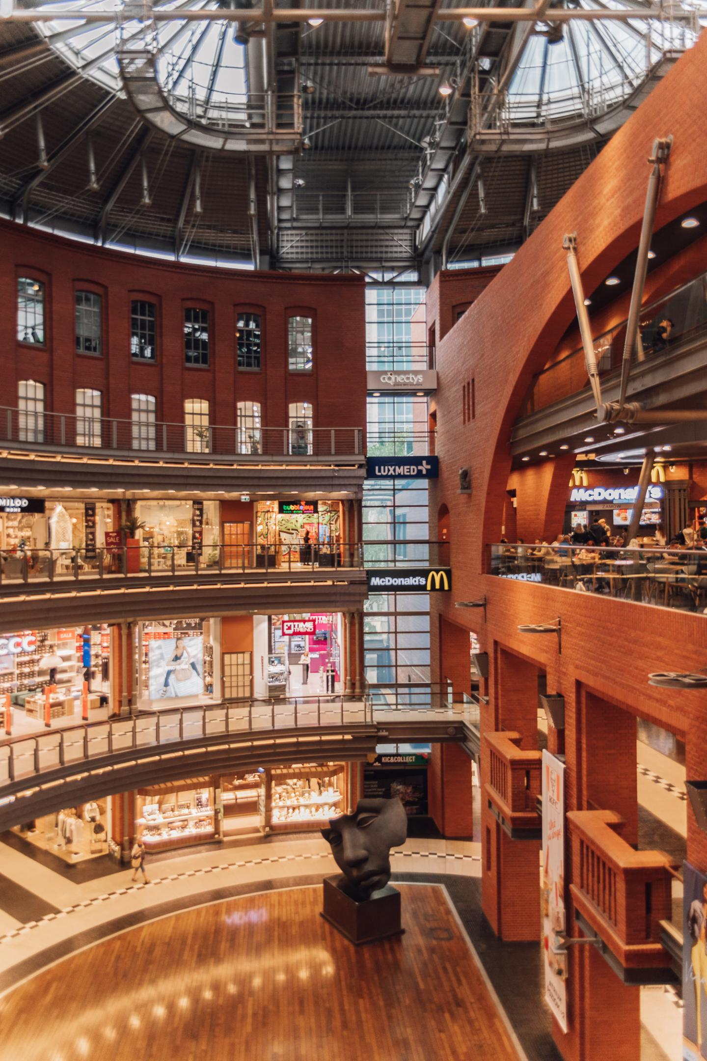 Stary Browar shopping mall in Poznań, Poland.
