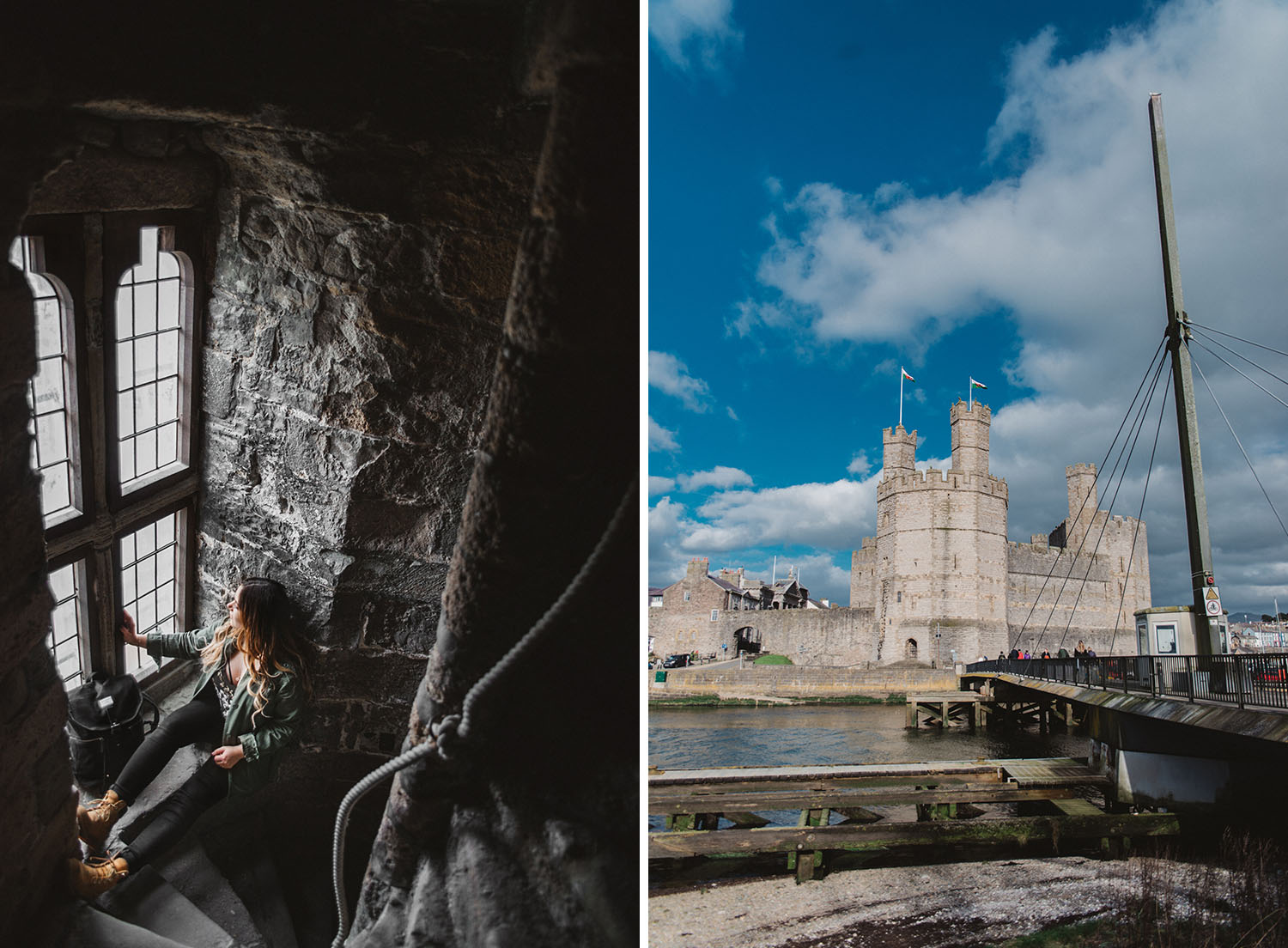 Caernarvon Castle in Wales