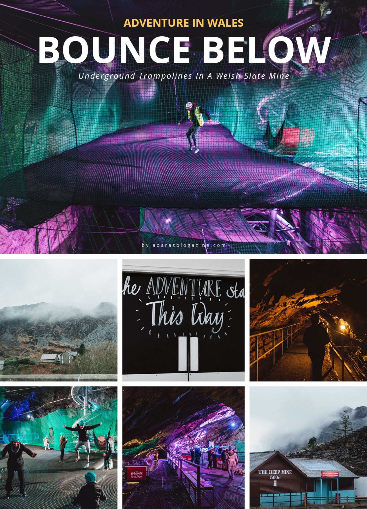 Bounce Below - Underground Trampolines in North Wales