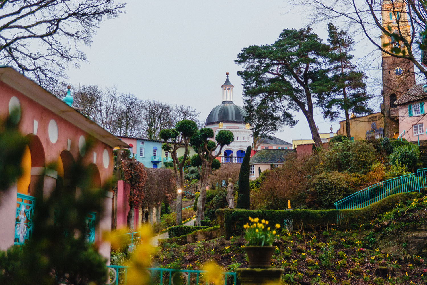 Fantasy village Portmeirion, Wales