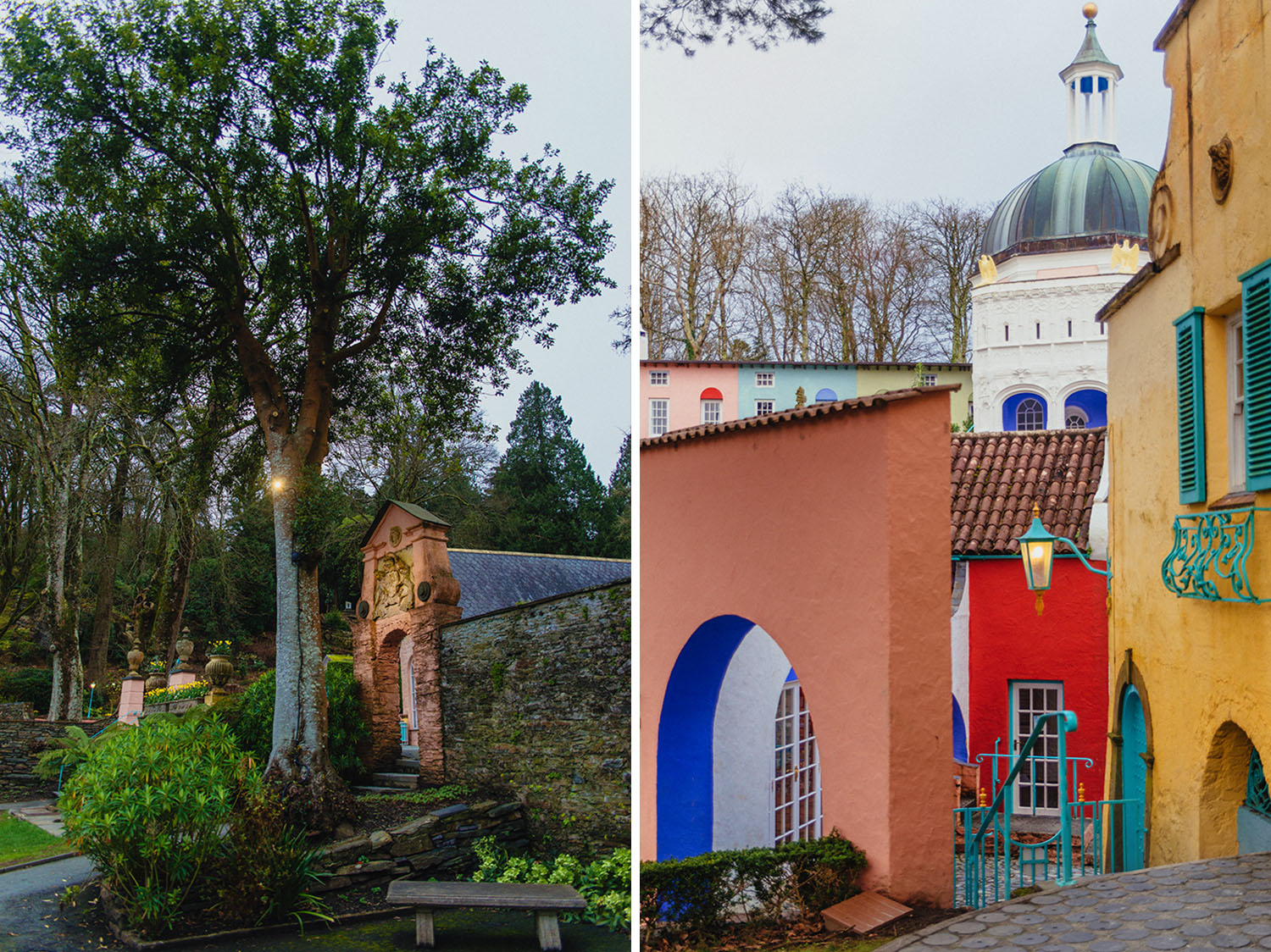 Portmeirion Village in North Wales