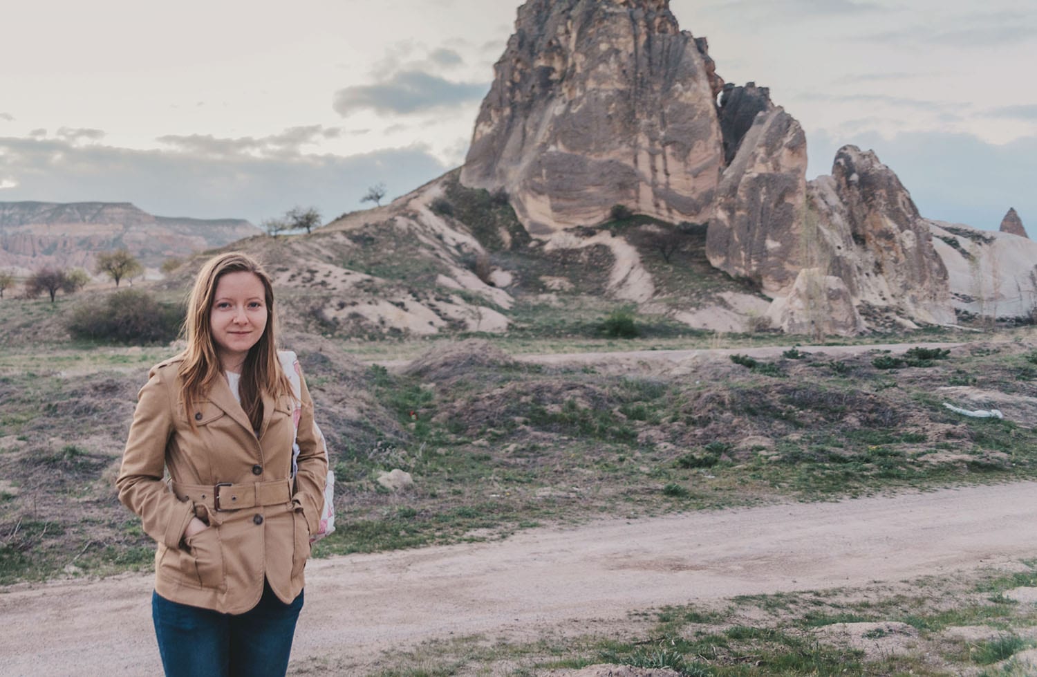 Sanna in Cappadocia, Turkey before balloon flight