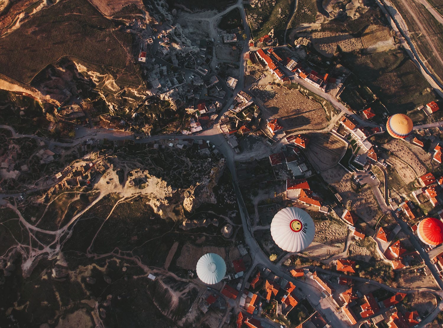 Balloons soaring over Cappadocia, Turkey