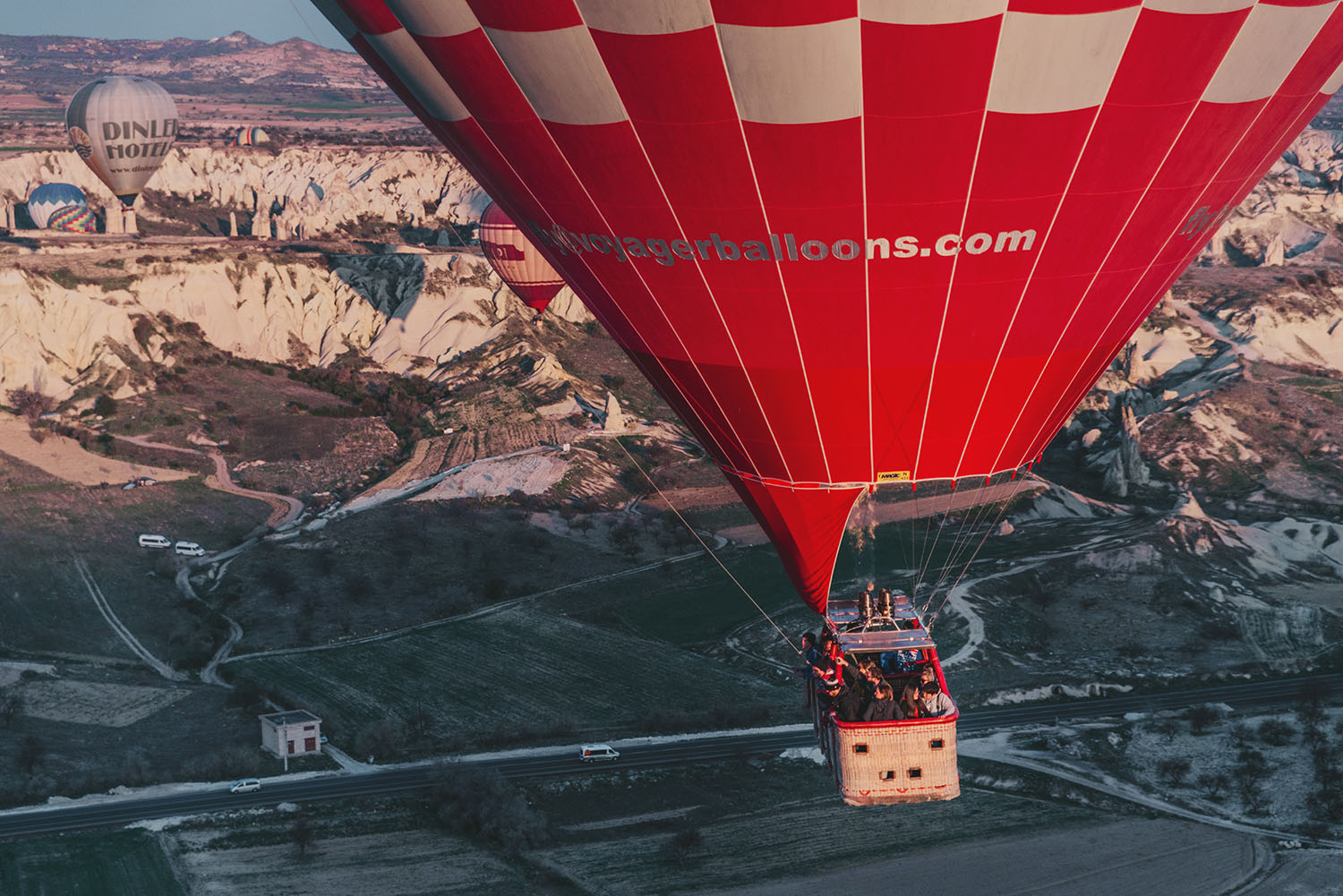 Close up of Hot Air Balloon Basket