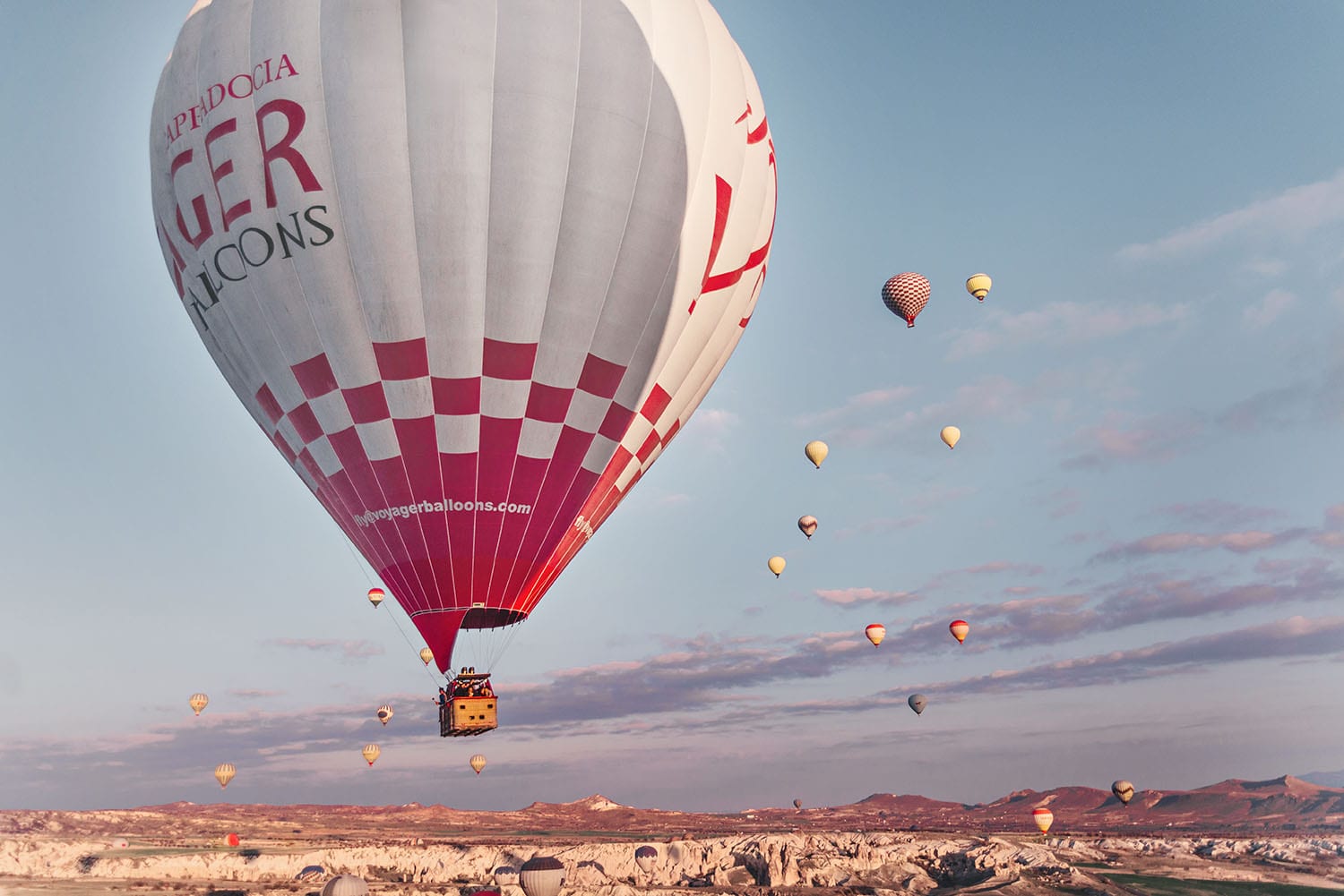 Hot Air Ballooning in Cappadocia with Voyager Balloons