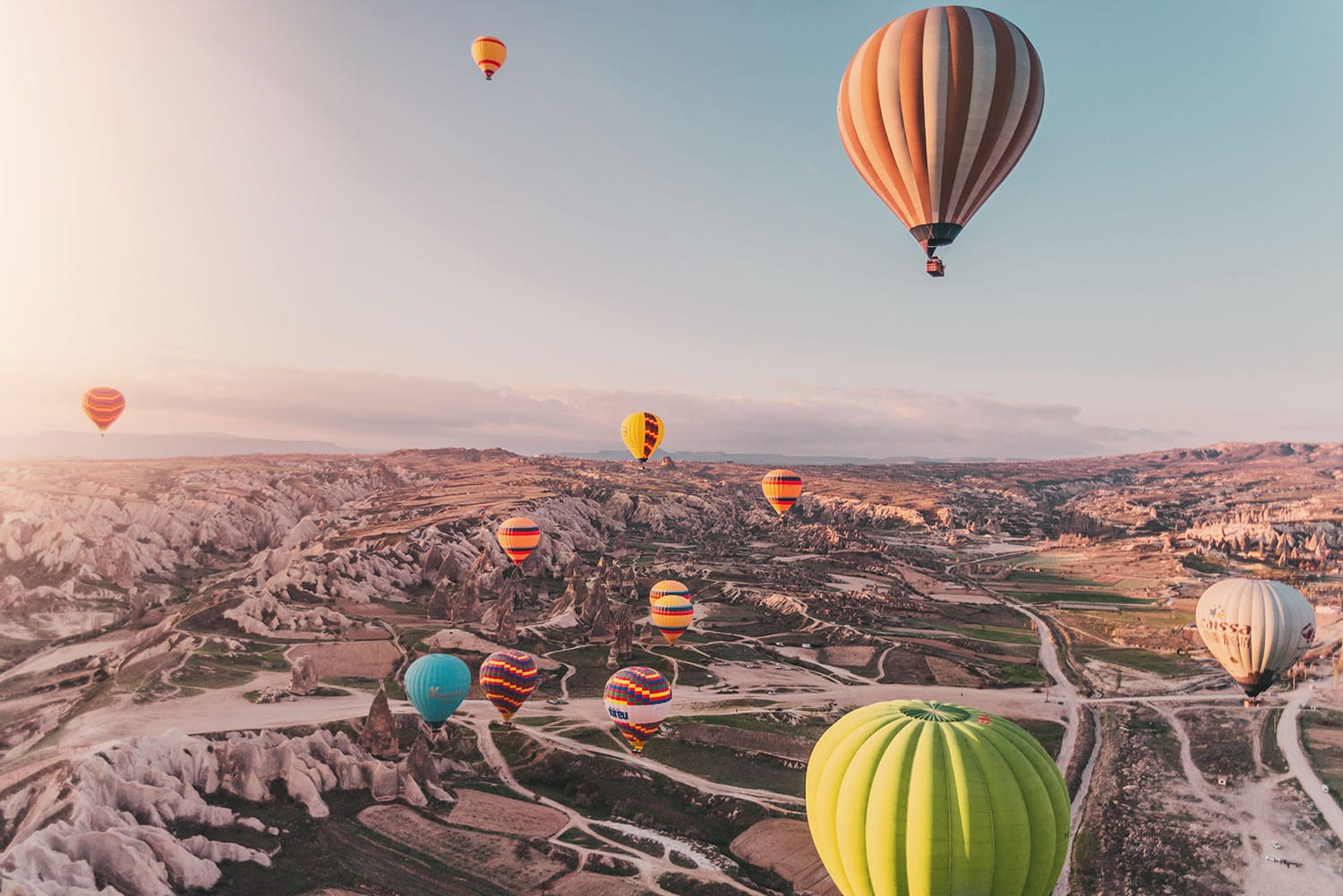 Magical sunrise & hot air ballooning in Cappadocia, Turkey