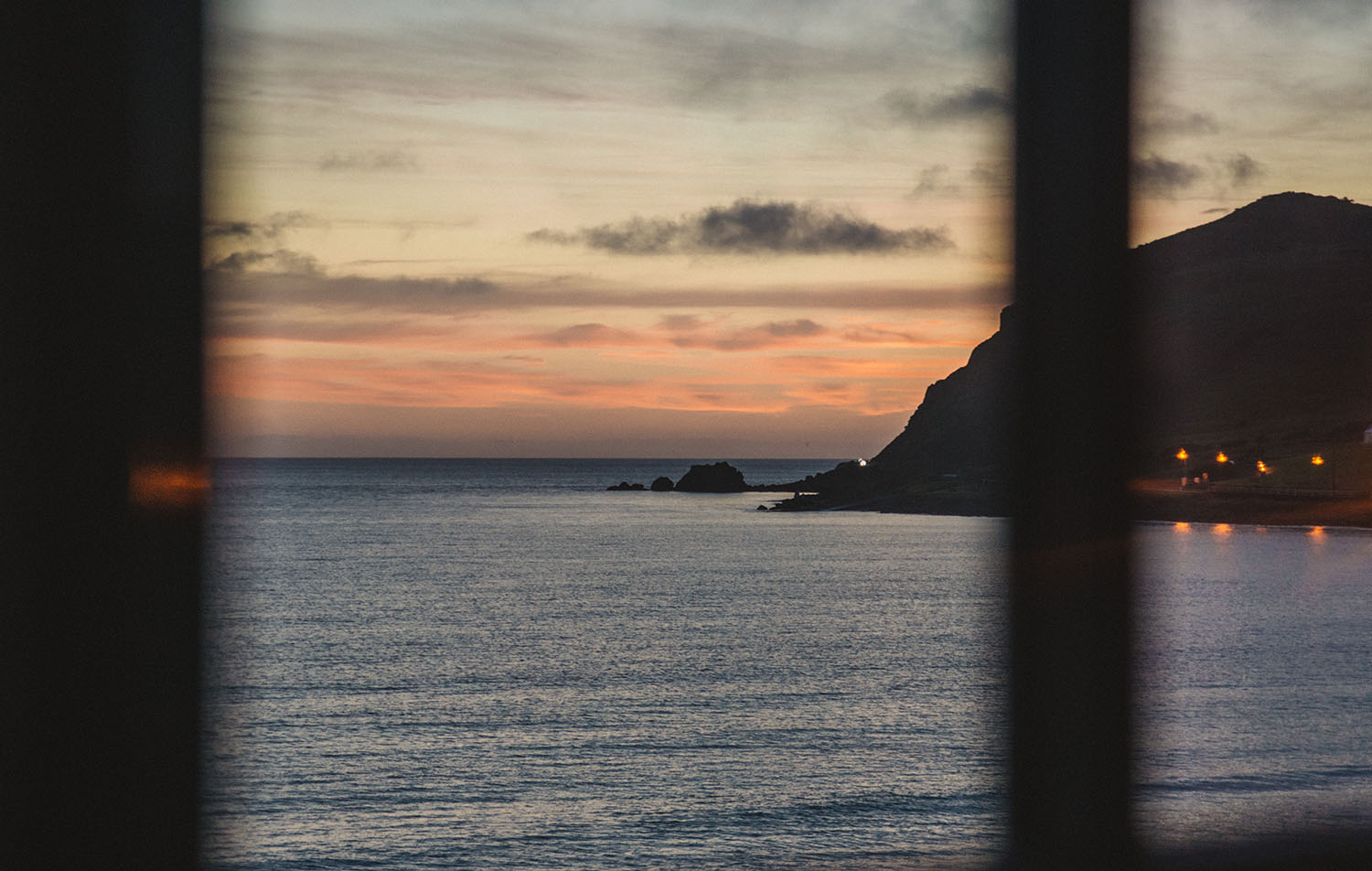 View from Ballygally Castle in Northern Ireland