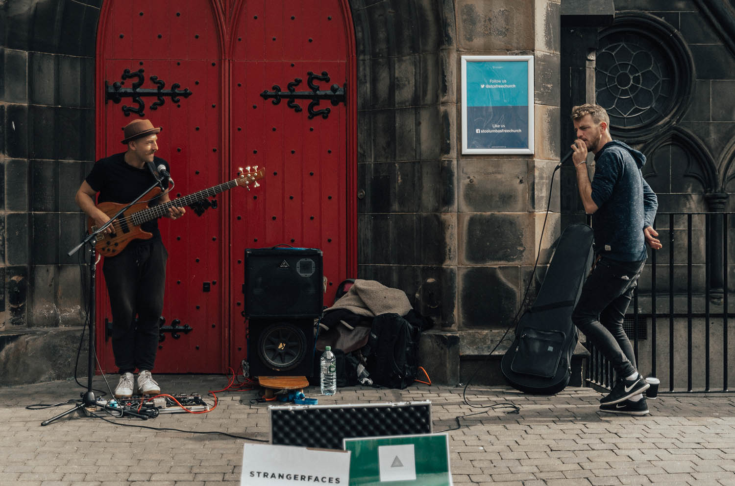 Strangerfaces - Street Performance in Edinburgh