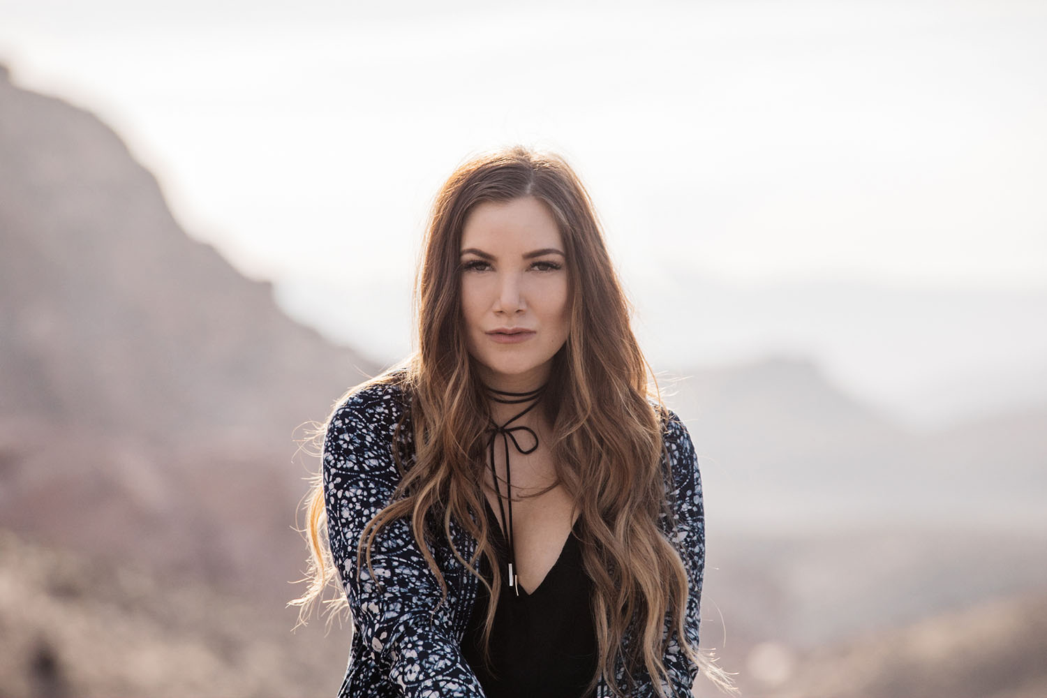 Boho Makeup and choker necklace in Las Vegas