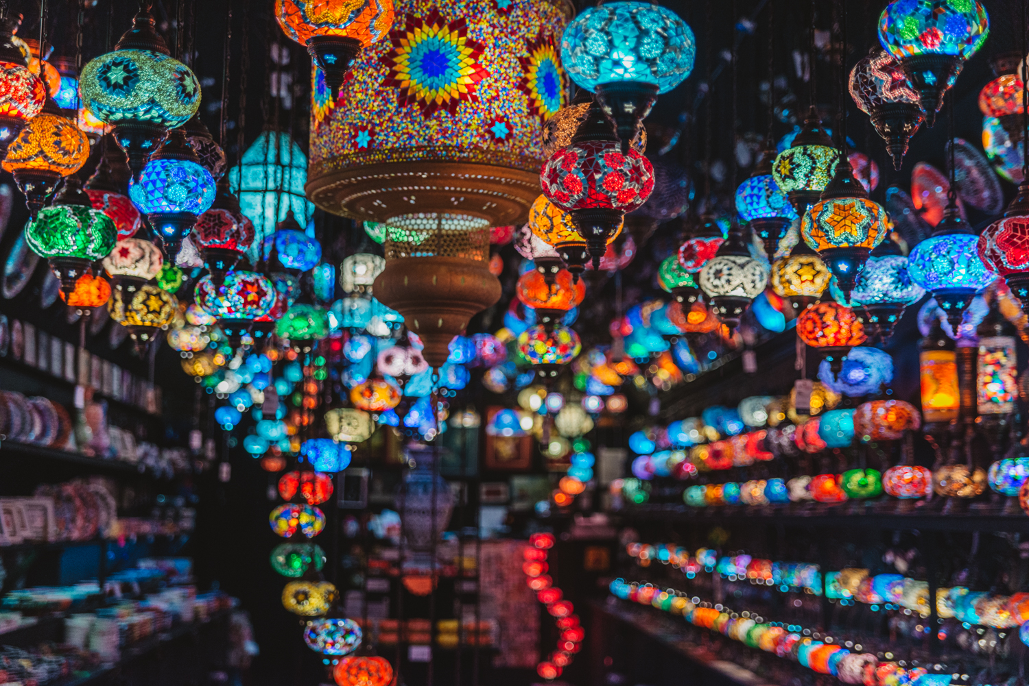 Turkish lamps at Camden Market