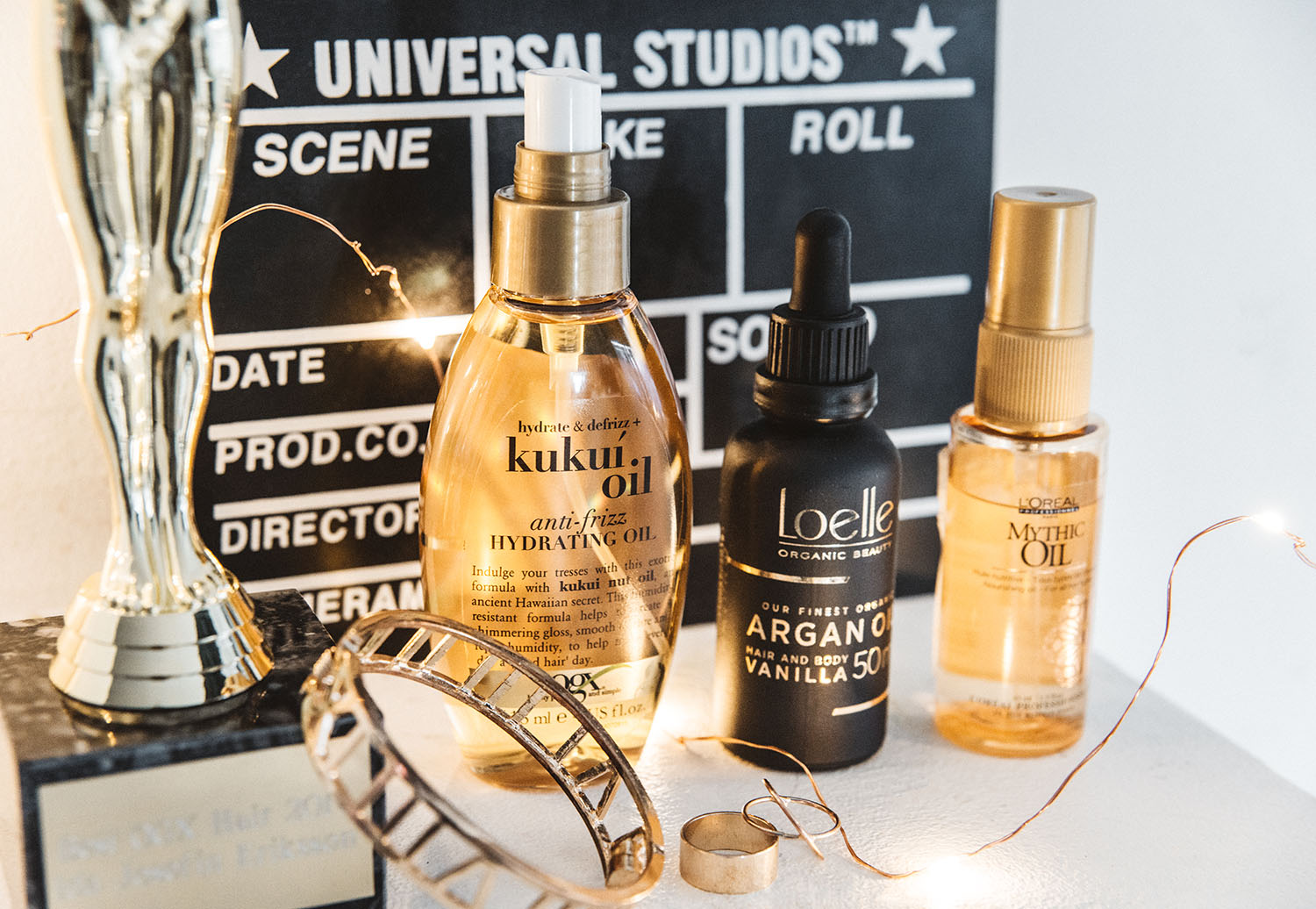 Hair Oils and an Oscar Statuette - Hollywood Hair