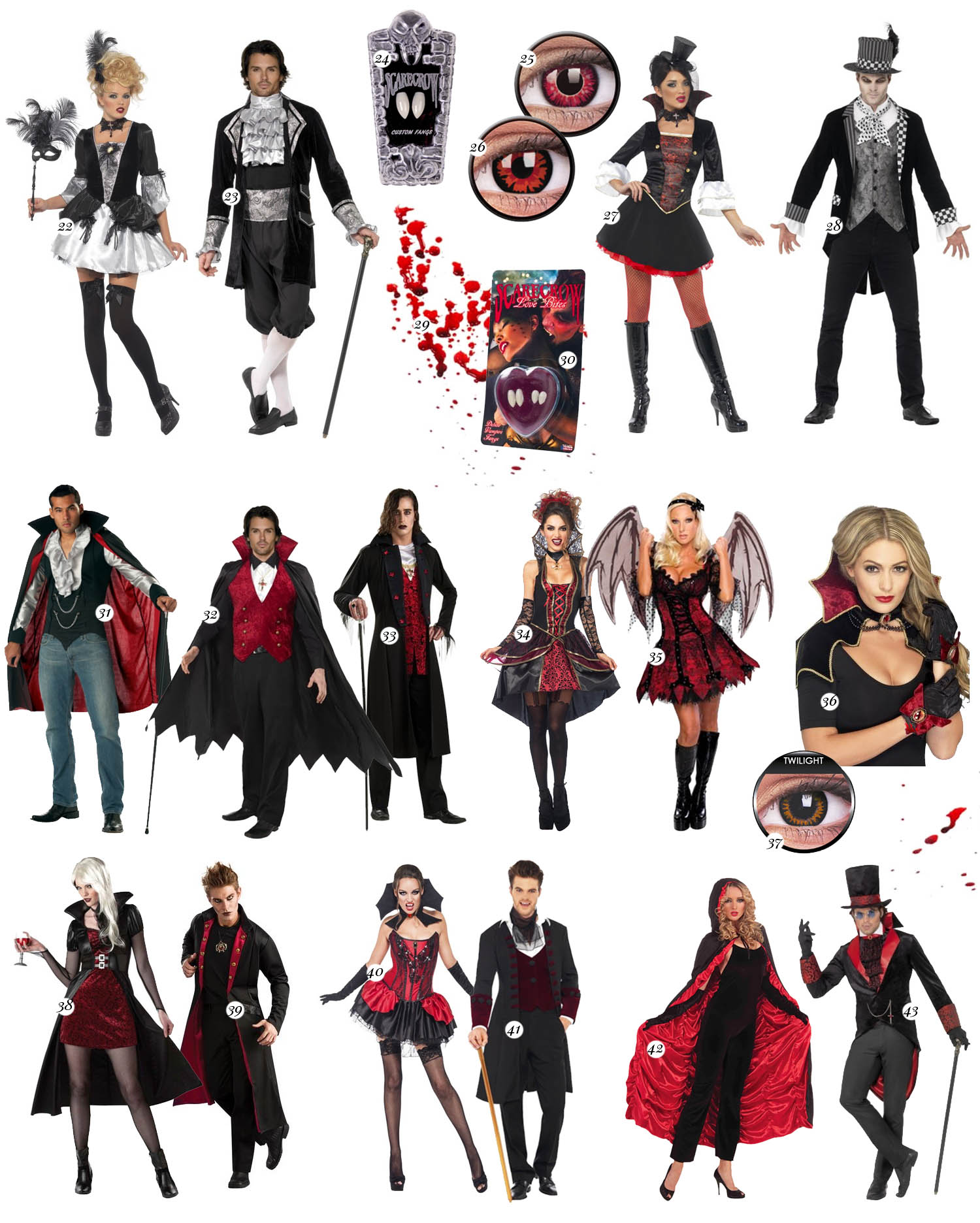 Vampire Costume Ideas for Couples