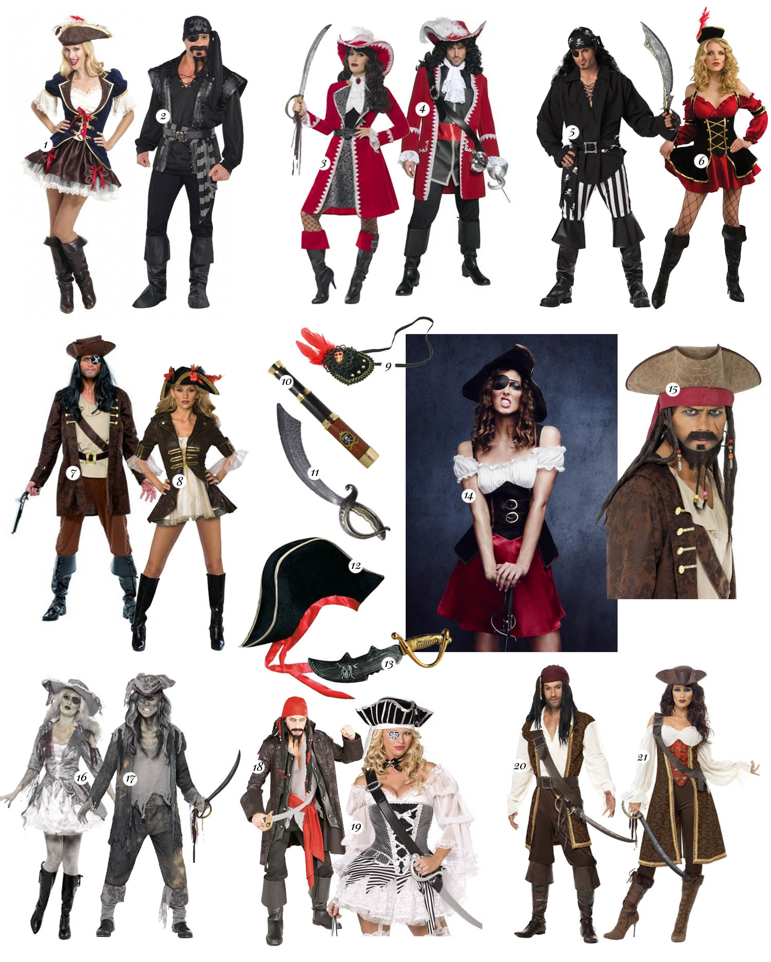 Pirate Costume Ideas for Couples