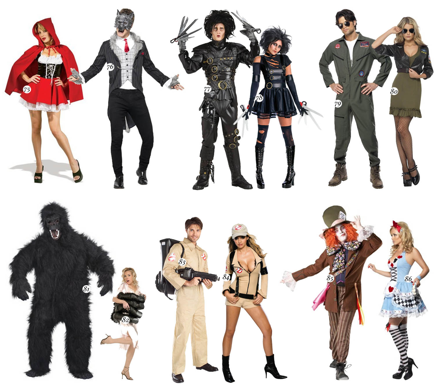 TV & Movie Costumes for Couples