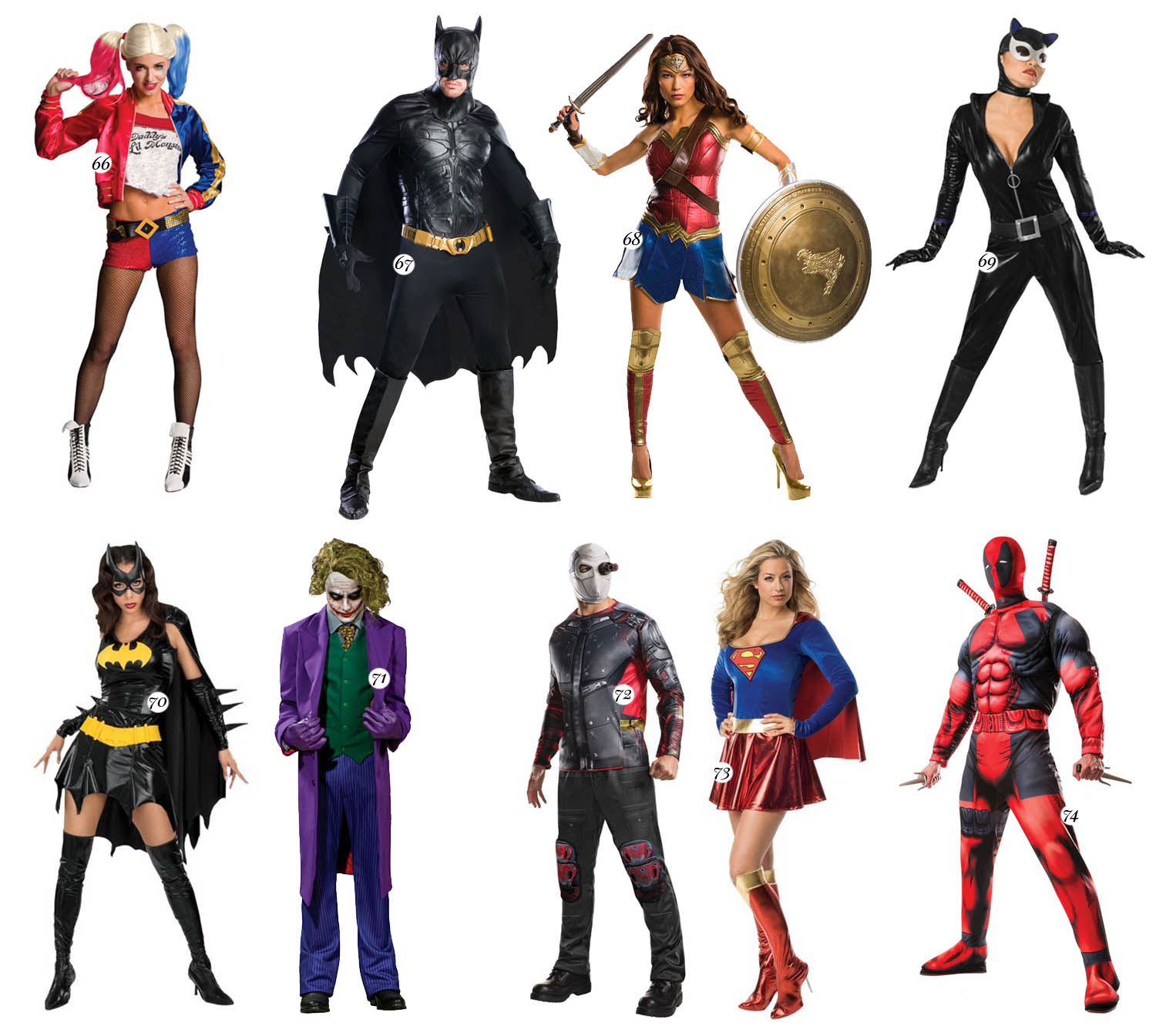 Superheroe Costumes for Couples - Halloween