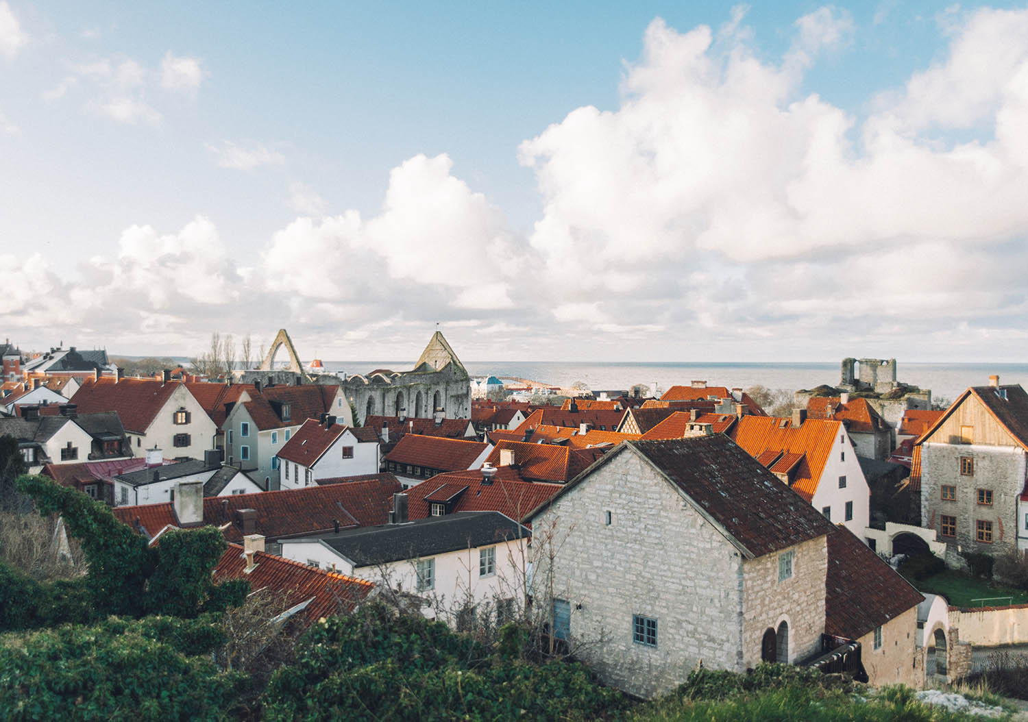 View over Visby, Gotland