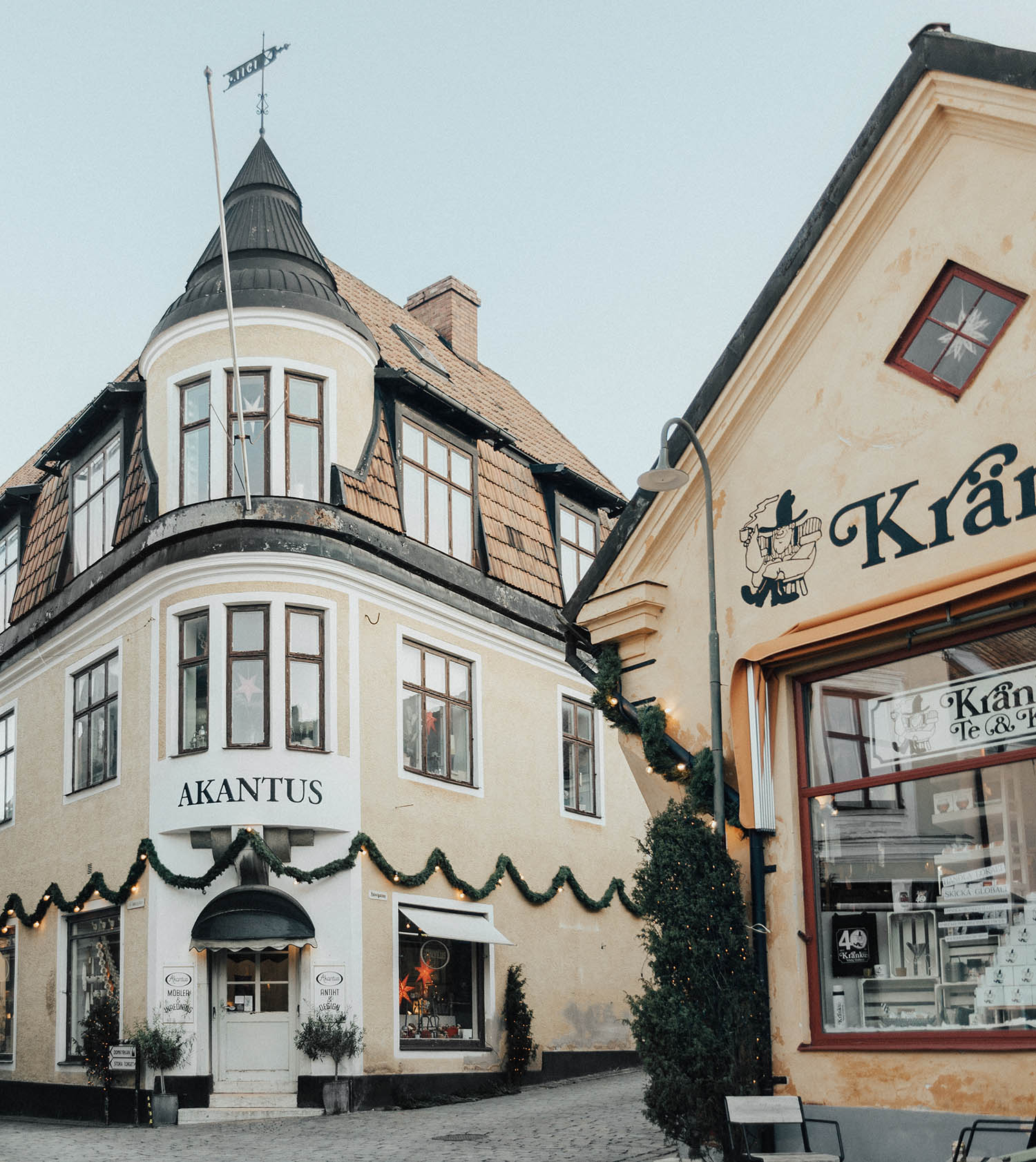 Cozy street in Visby