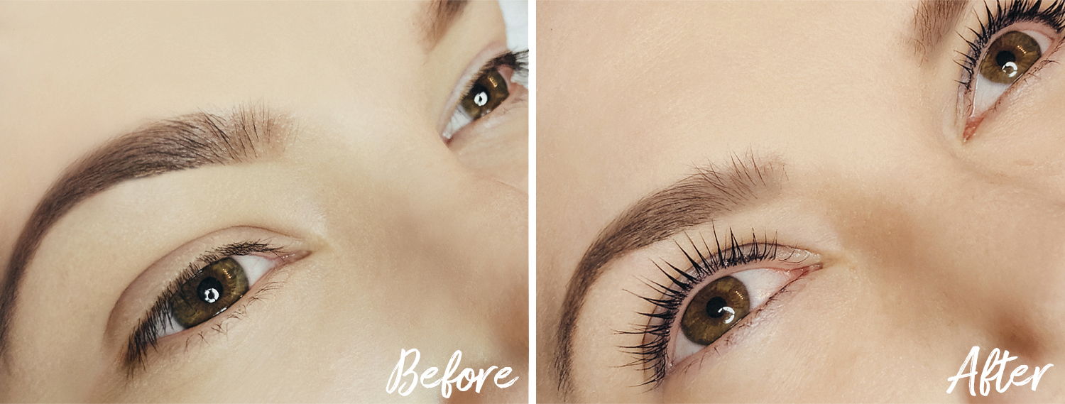 Yumi Lashes: Before & After Keratin Lash Treatment