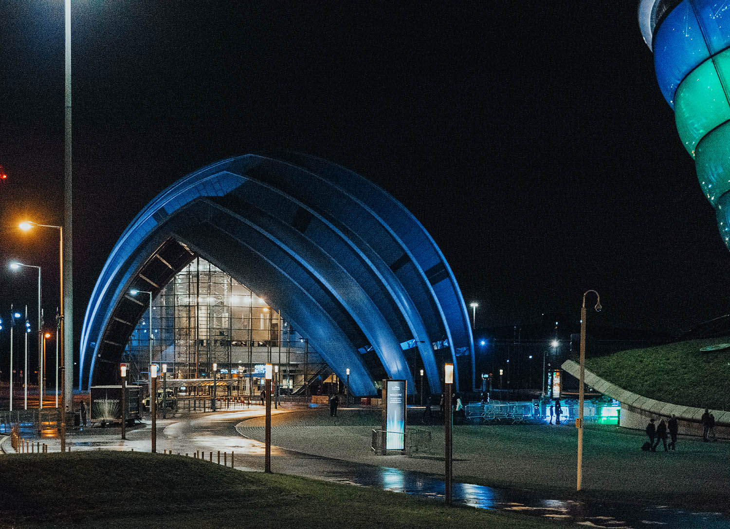 Glasgow by night