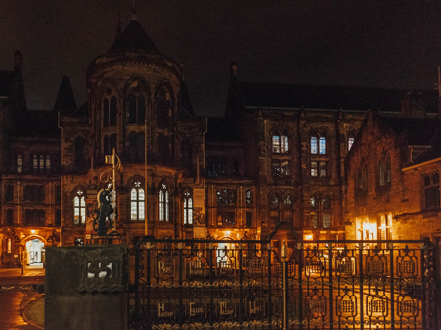 Glasgow University by Night