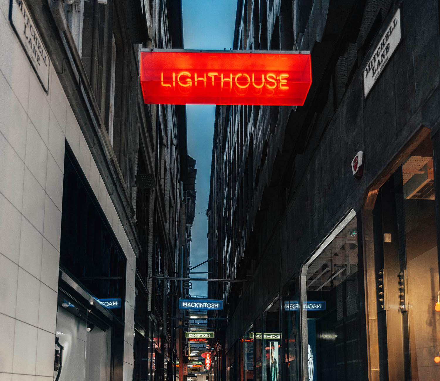 The Lighthouse, Street in Glasgow, Scotland