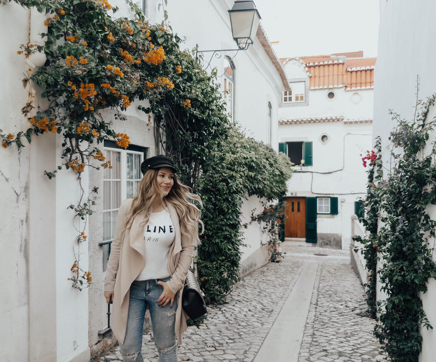 Adaras Street Look in Cascais Old Town