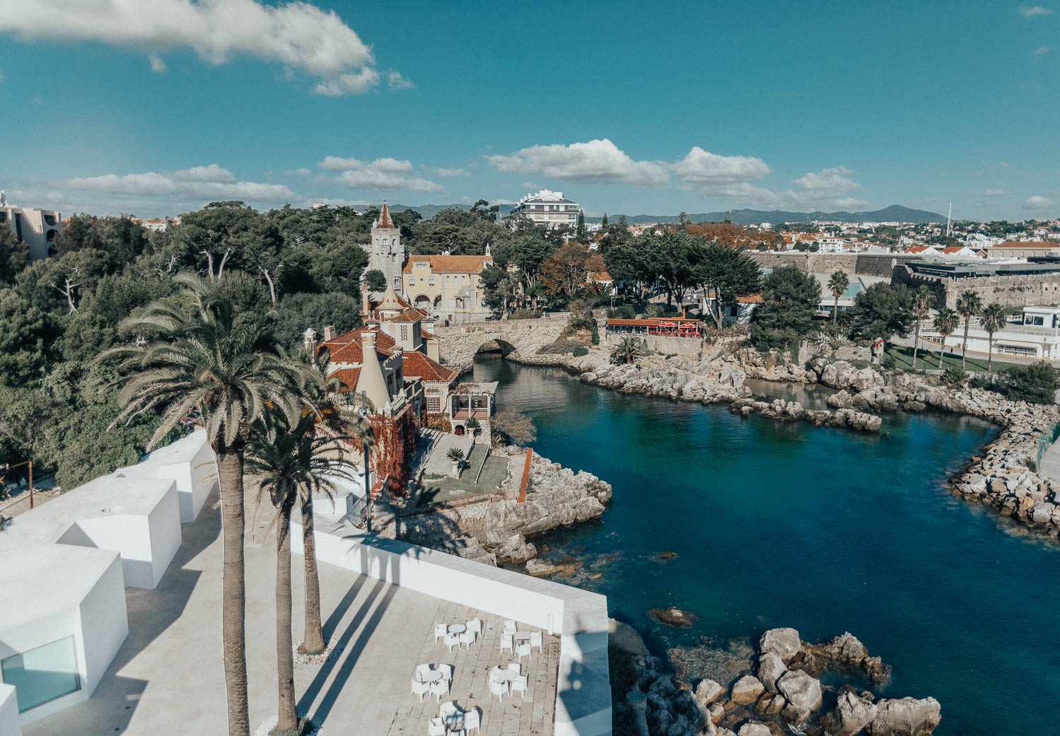 View from Santa Marta Lighthouse, Cascais, Portugal