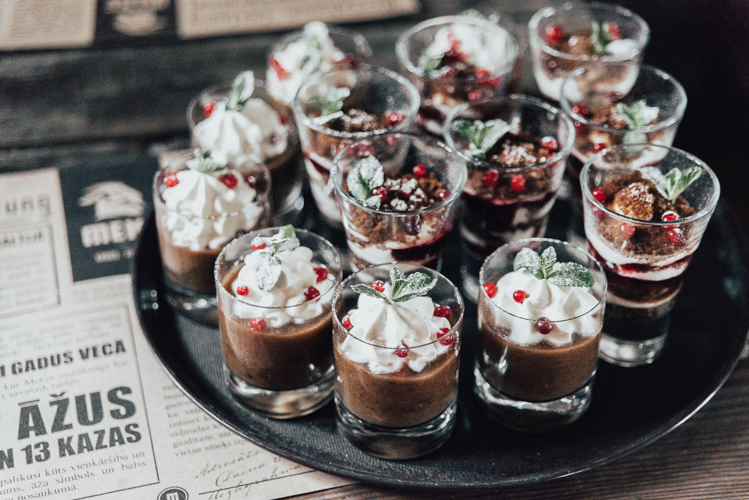 Latvian Dessert at Mekes Krogs, Latvia