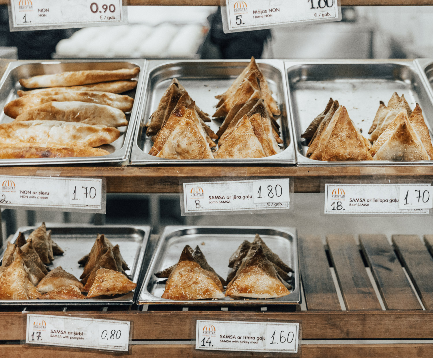 Sweet breads at Riga Central Market, Latvia