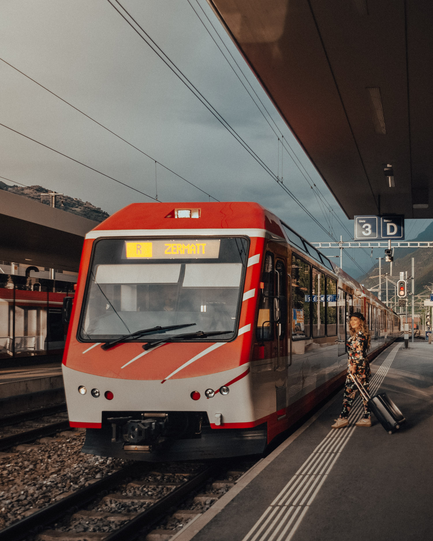 Train to Zermatt, Switzerland