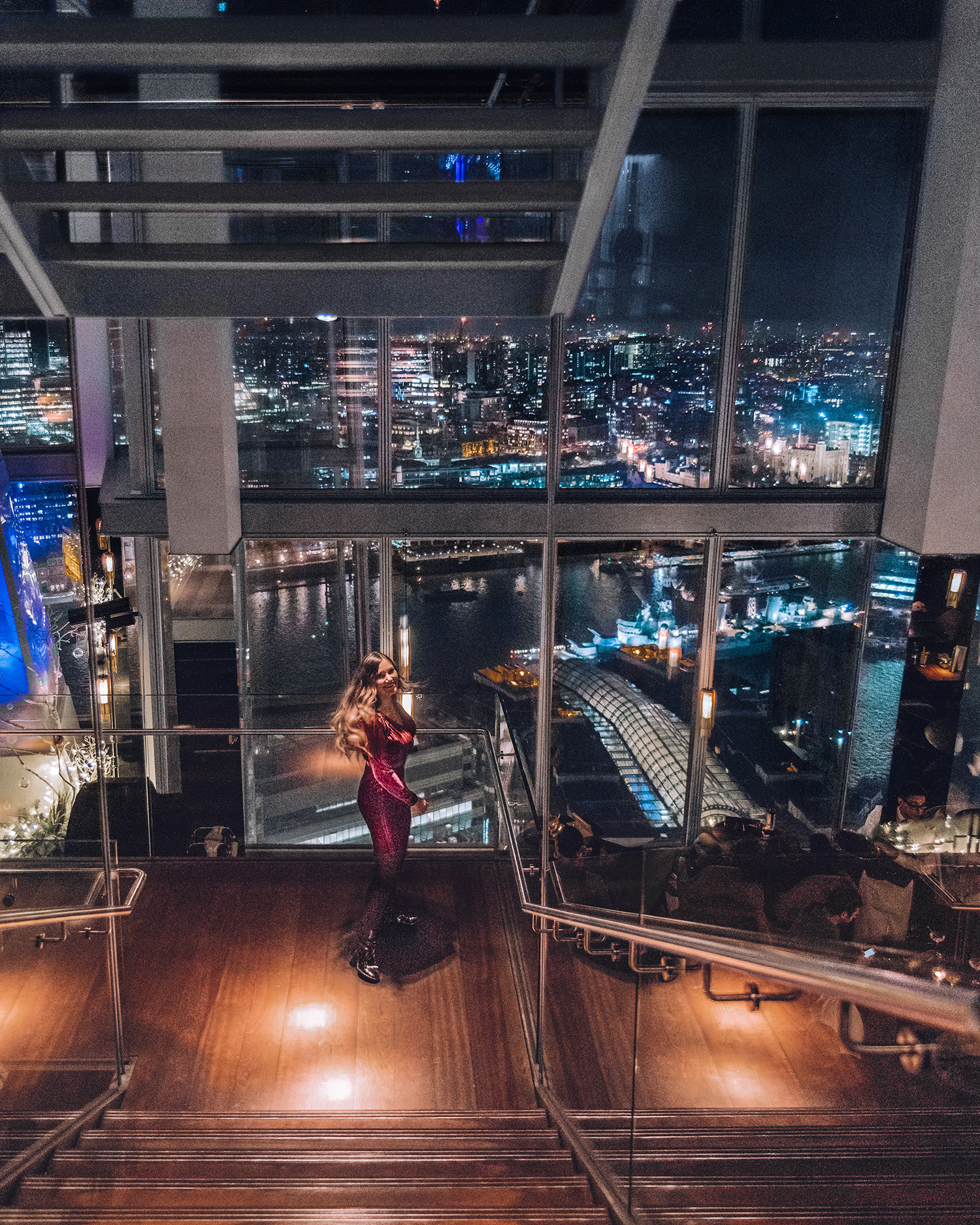 Dinner at Aqua Shard | A Mary Poppins Returns Guide to London