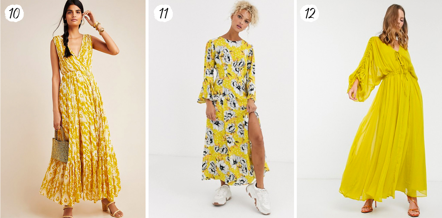 Yellow Maxi Dresses