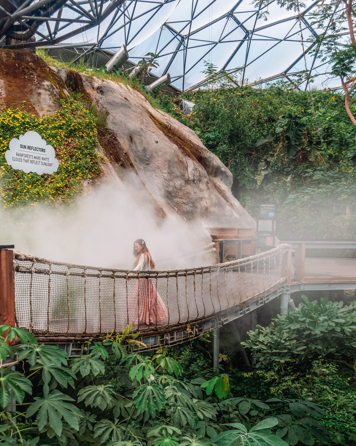 The Rainforest Biome, Eden Project | Most Instagrammable Places in Cornwall, UK