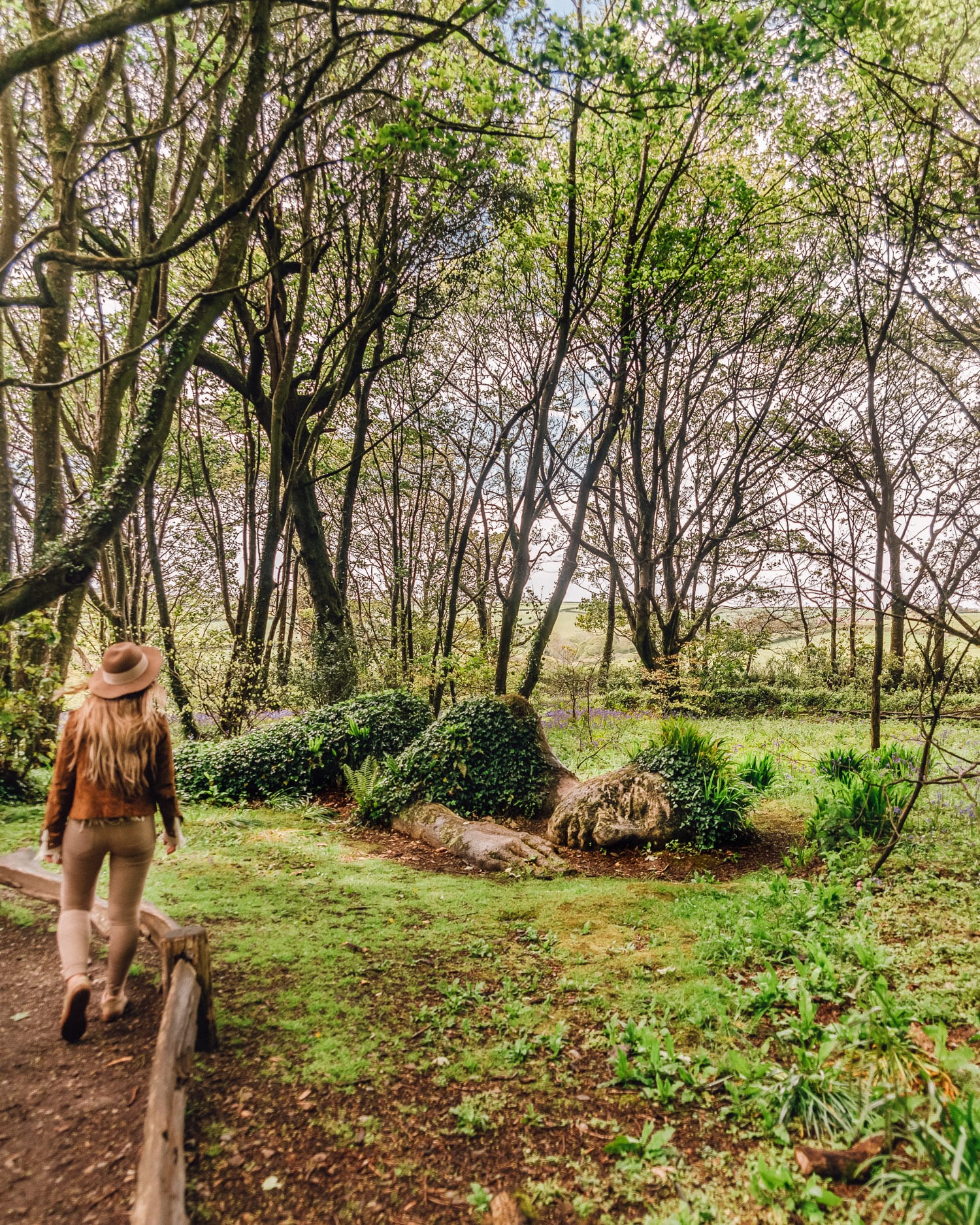 Mud Maid Sculpture, The Lost Gardens of Heligan, Cornwall, UK