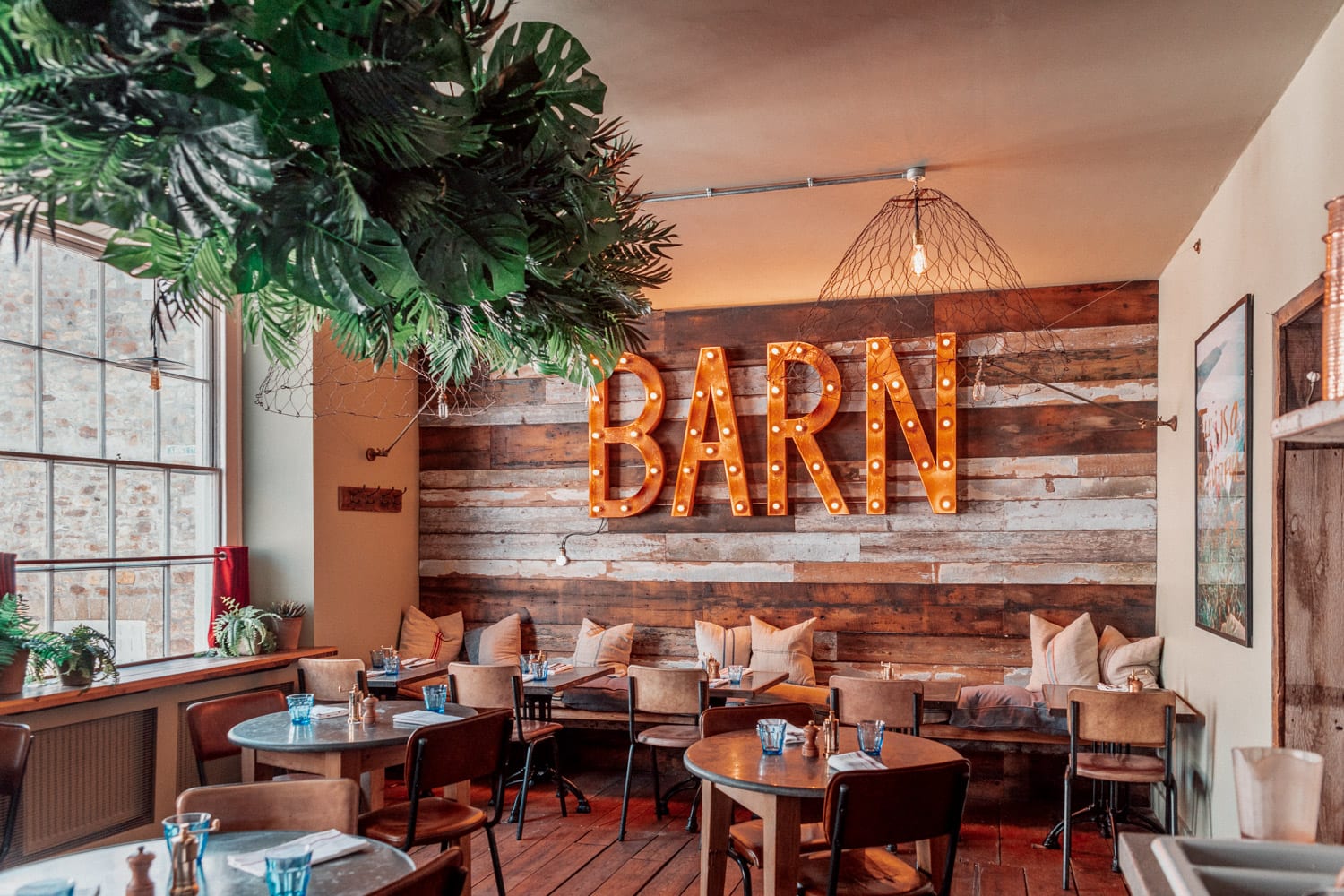 The Cornish Barn - Instagrammable Restaurant and Bar in Penzance, Cornwall, UK