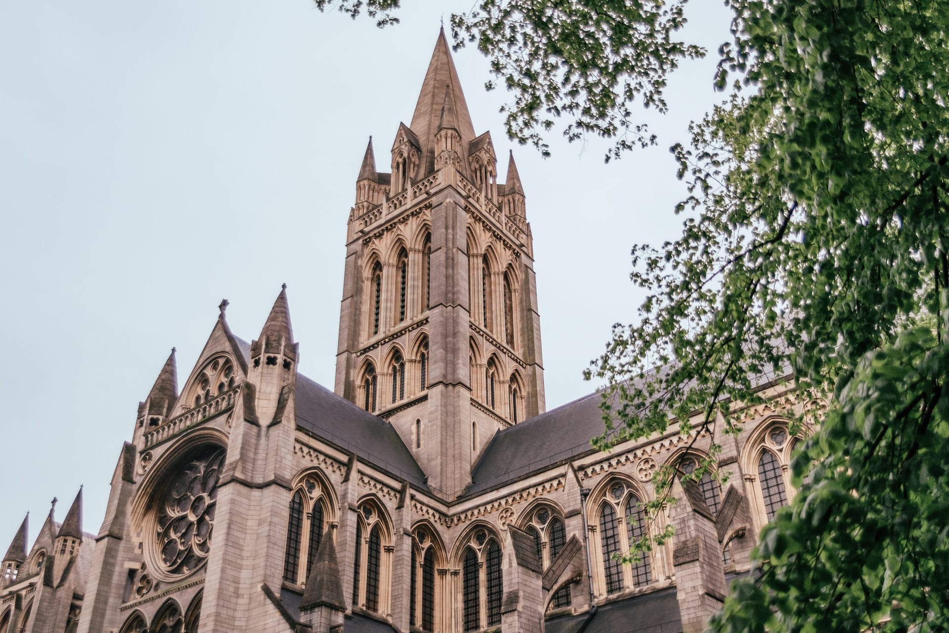 Truro Cathedral in Cornwall, England, UK