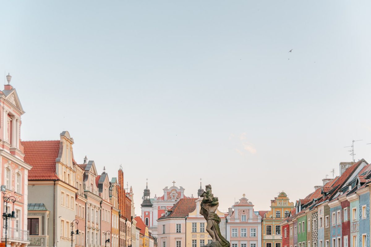 The Old Market Square, Stary Rynek, in Poznań, Poland.