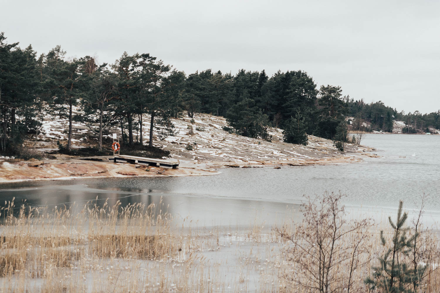 Vinterlandskap på Åland