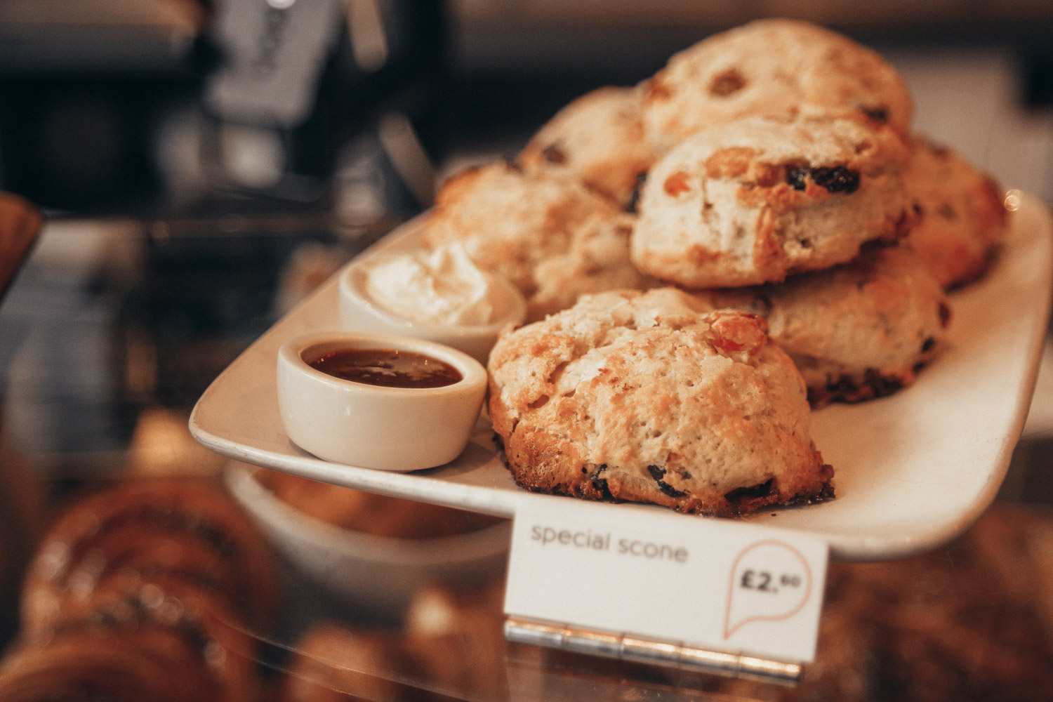 Scones at Pinkmans Bakery, Bristol